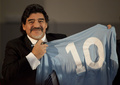 サッカー元アルゼンチン代表のレジェンド、ディエゴ・マラドーナ氏（2013年2月26日撮影）。(c)CARLO HERMANN / AFP