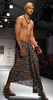インド・ムンバイ（Mumbai）で開催されたインド・リゾートウェア・ファッションウィーク（India Resort wear Fashion Week、IRFW）で発表されたPETA (SINES) Mapxencarsの新作コレクション（2013年12月13日撮影）。（c）AFP/STR