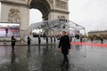 フランス・パリの凱旋（がいせん）門で開かれた第1次世界大戦終結100年記念式典の様子（2018年11月11日撮影）。(c)Ludovic MARIN / POOL / AFP