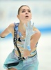 演技に臨むロシアのアデリナ・ソトニコワ（Adelina Sotnikova、2013年10月5日撮影）。(c)AFP/KAZUHIRO NOGI