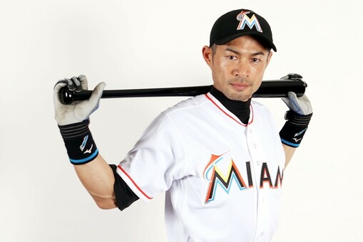 イチロー 2016年 マーリンズ 公式戦実使用アンダーシャツ‼︎ MLB イチロー マリナーズ グッズ 実使用 アンダーシャツ