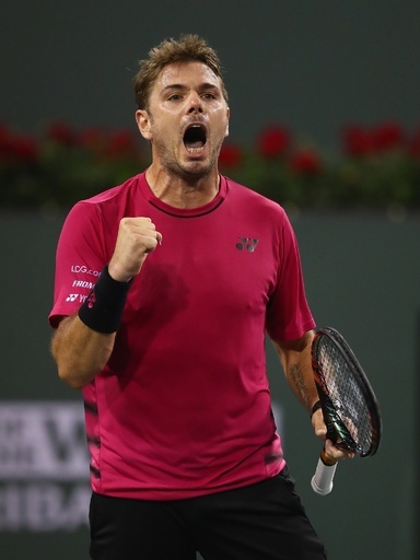 ワウリンカがフルセットでティエム下し4強入り、BNPパリバOP