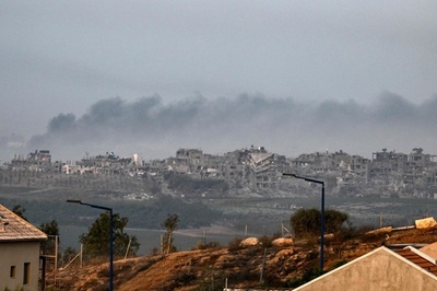 ガザ地区を南北に分断 イスラエル軍報道官