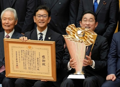 侍ジャパン、岸田首相と面会
