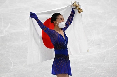 坂本花織がフィギュア女子で銅メダル 、北京冬季五輪