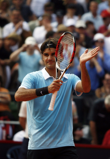 フェデラー ソデルリングをストレートで下し準々決勝へ