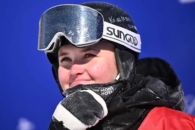 バンジー先駆者の娘、北京五輪に出場 結果は悔しい転倒