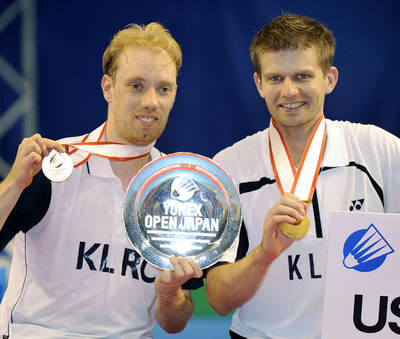 ラース・パースク／ヨナス・ラスムセン組 男子ダブルスを制す
