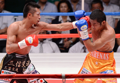 内山、負傷引き分けでWBAスーパーフェザー級王座5度目防衛