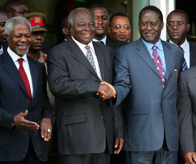 ケニア、大統領と野党指導者が大統領選後初の直接会談　