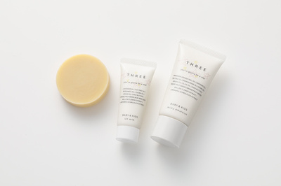 「THREE」0歳から使えるベビー&キッズ向けスキンケア新登場