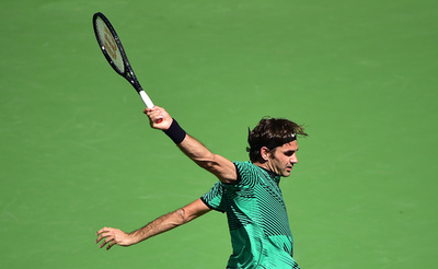 好調フェデラーが対戦した若手のプレーに感心、マイアミOP