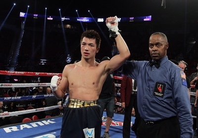 五輪金メダリスト村田、判定の末に米国での一戦を制す