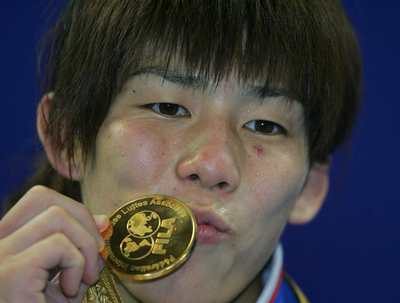 吉田 55キログラム級で大会5連覇