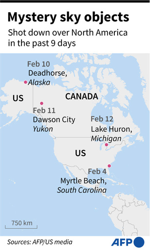 米、異星人関与を否定 撃墜の飛行物体めぐり