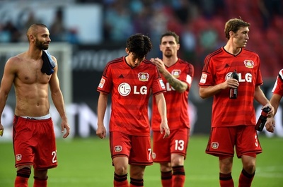 レバークーゼン、昇格組パーダーボルンと引き分け4位転落