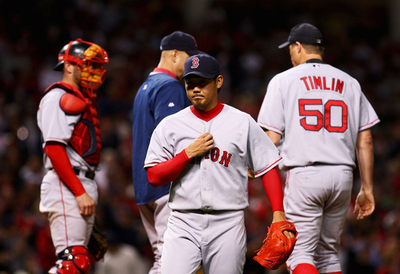 松坂 5回途中4失点でプレーオフ初黒星