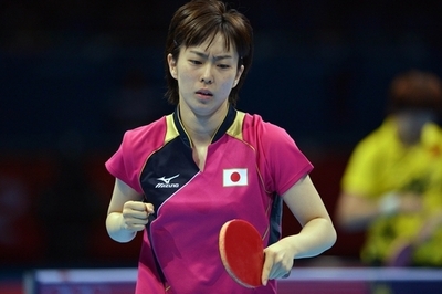 石川は準決勝敗退、卓球女子シングルス