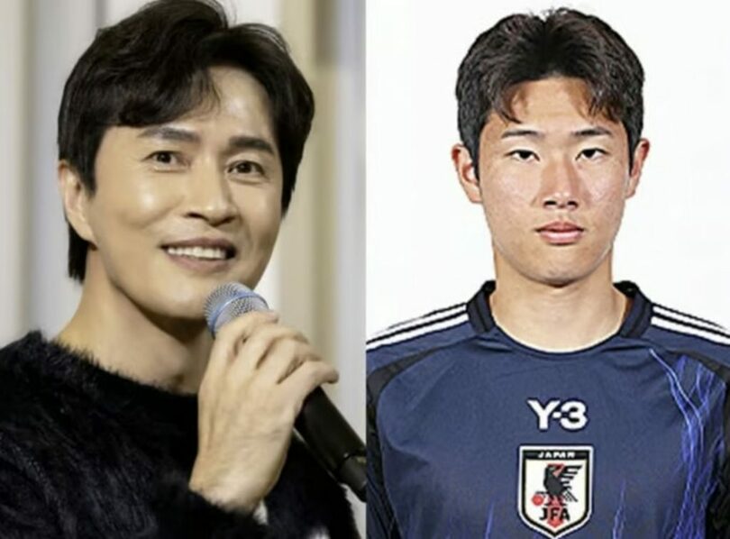 キム・ジョンミン（左）と次男・谷大地＝インスタグラム、日本サッカー協会ホームページ(c)MONEYTODAY
