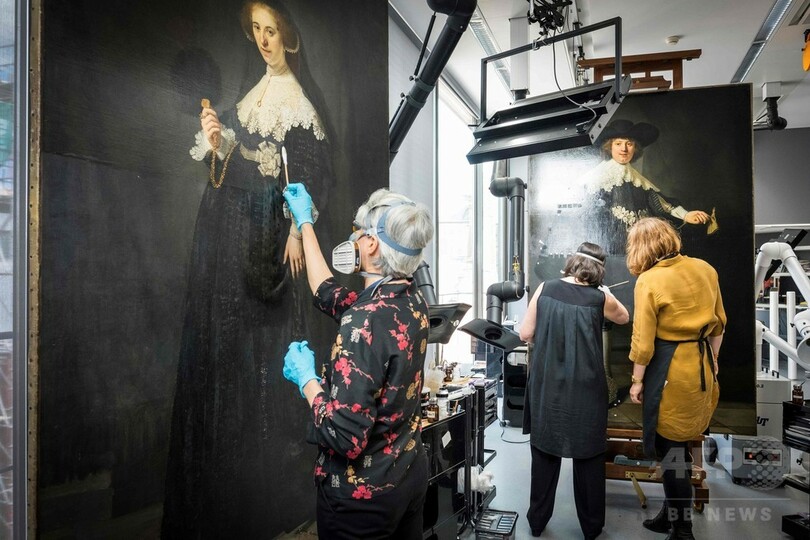 仏・オランダ共同購入のレンブラント絵画、修復終え公開へ