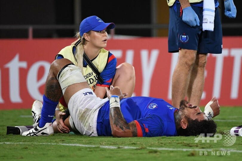 サモア代表のアモサが膝重傷、日本戦も欠場へ ラグビーW杯