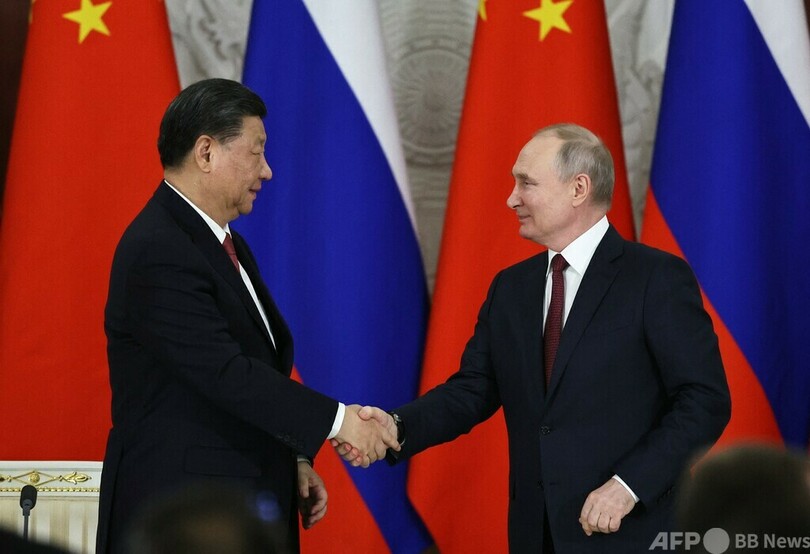 マクロン氏「ロシアは中国の属国化」発言を非難 ロシア大統領府