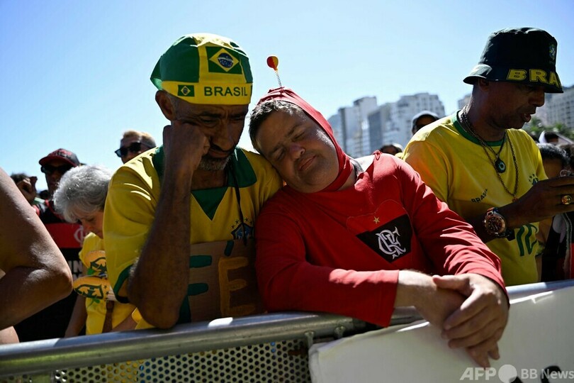 ブラジル敗退決定、母国のファンは落胆し涙 カタールW杯