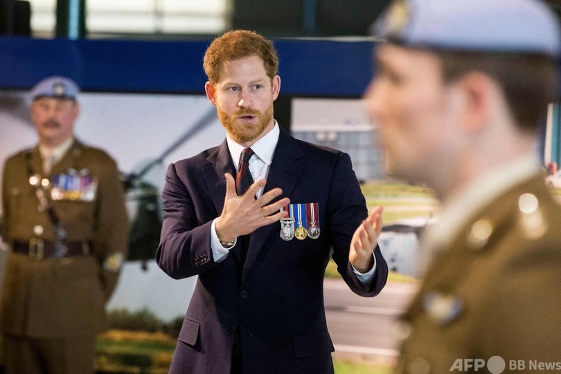 英ヘンリー王子夫妻、今後も公務復帰せず 名誉称号全て返上へ