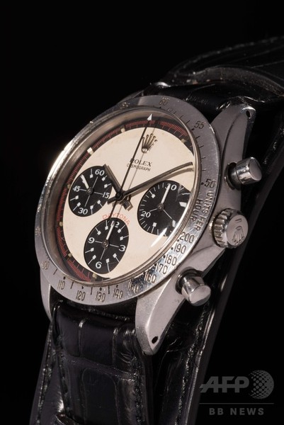 P・ニューマンさん愛用ロレックス、史上最高の20億円で落札 写真3枚