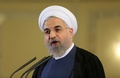 イラン・テヘランで演説するイランのハッサン・ロウハニ大統領（2015年4月3日撮影）。(c)AFP/ATTA KENARE