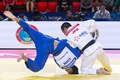 第33回世界柔道選手権、男子66キロ級。2回戦に臨む海老沼匡（白、2015年8月25日撮影）。(c)AFP/JACK GUEZ