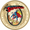 世界で最も有名なスーパーヒーロー「スーパーマン（Superman）」の誕生75周年を祝う記念硬貨を発行すると、王立カナダ造幣局（The Royal Canadian Mint）が9日、発表した。

発行される記念硬貨は全部で7種類。金、銀、白銅製で、額面は50セントから75ドル。販売価格は、白銅貨が29.75カナダドル（約2900円）で、スーパーマンの絵がカラーで刻まれた14金の金貨は750カナダドル（約7万2000円）。この金貨の発行枚数はわずか2000枚という。

トロント（Toronto）で記念硬貨の発行を発表したクリス・アレクサンダー（Chris Alexander）市民権・移民・多文化主義相は、「スーパーマンの漫画を読んで育った若い世代は、物語の裏側にある部分を完全に理解していないかもしれないが、我々の政府はスーパーマンが具現化したカナダの歴史と遺産と価値と強みを称賛したいと思う」と話した。

スーパーマンは1938年、カナダ人のジョー・シャスター（Joe Shuster）氏と米国人のジェリー・シーゲル（Jerry Siegel）氏によって発表された。

写真は額面75ドルの硬貨（2013年9月9日公開）。(c)AFP/ROYAL CANADIAN MINT