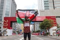 東京五輪、陸上男子マラソン。優勝を喜ぶケニアのエリウド・キプチョゲ（2021年8月8日撮影）。(c)Giuseppe CACACE/ AFP