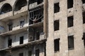 シリア第2の都市アレッポの壊れた建物。プレスツアーの最中に撮影（2019年9月27日撮影）。(c)Maxime POPOV / AFP
