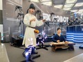 ２０２３世界ロボット大会で展示された人型ロボット（2023年8月17日撮影）。(c)Xinhua News