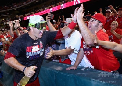 エンゼルスが5年ぶりの地区優勝 写真5枚 国際ニュース Afpbb News