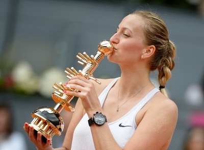 クビトバ、クズネツォワ下し2度目の優勝 マドリード・オープン