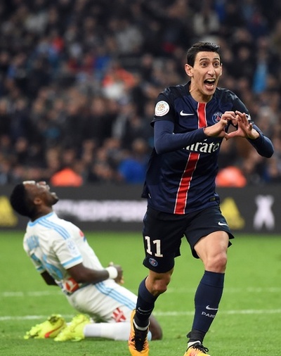 ディ・マリアが決勝点のPSG、マルセイユ下し無敗維持