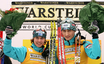 ＜ノルディックスキー複合 06-07W杯・団体第1戦＞フィンランド 逆転優勝を飾る - ドイツ