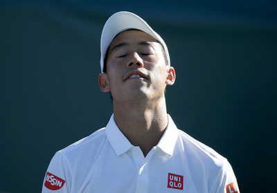 錦織、ツアー復帰戦は準決勝敗退 アンダーソンの前に力尽きる