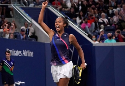 10代のフェルナンデスが大坂戦に続き番狂わせ 全米OP8強入り