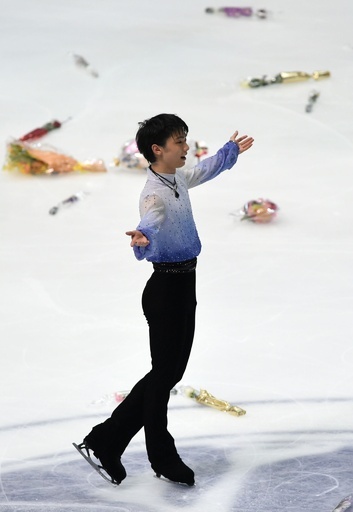 羽生はSP5位、無良が男子シングル首位発進 NHK杯