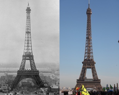 【特集】エッフェル塔のある風景、AFPの写真で振り返る歴史