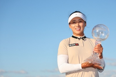 梁熙英がシーズン最終戦で優勝 畑岡奈紗が3打差2位タイ