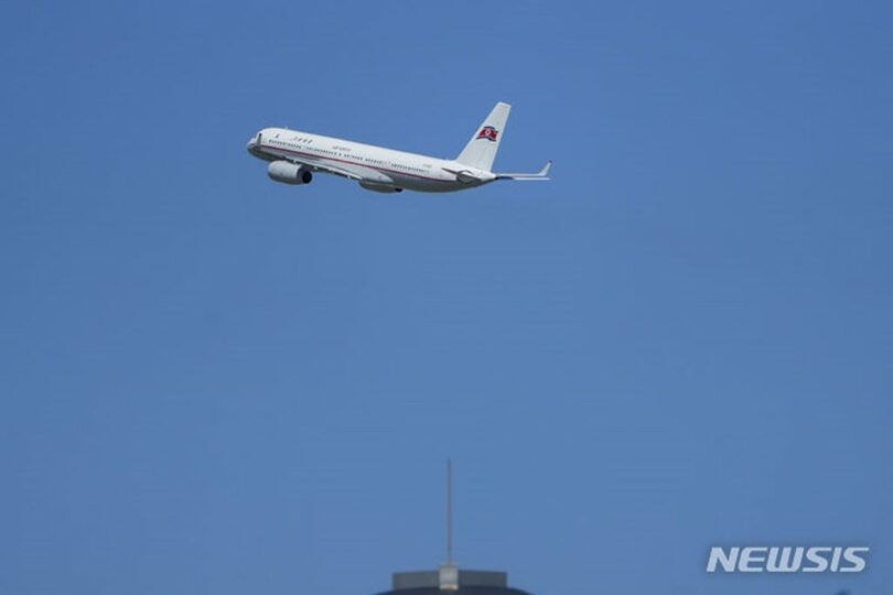 高麗航空機(c)AP/NEWSIS