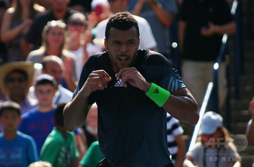 ツォンガがディミトロフ破り決勝へ、ロジャーズ・カップ