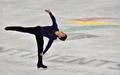 フィギュアスケート四大陸選手権、男子シングル・フリースケーティング。演技に臨むデニス・テン（2015年2月14日撮影）。(c)AFP/JUNG YEON-JE