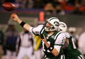 24本のパスを成功させ286ヤードを獲得したジェッツのQBケレン・クレメンス（%%Kellen Clemens%%）。(c)AFP/Getty Images Jim McIsaac