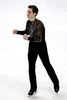 フィギュアスケート全米選手権（2013 Prudential U.S. Figure Skating Championships）は25日、米ネブラスカ（Nebraska）州オマハ（Omaha）にあるセンチュリーリンク・センター（CenturyLink Center）で行われ、男子シングル・ショートプログラム（SP）では、前回王者のジェレミー・アボット（Jeremy Abbott）が84.10点で首位に立った。

演技を終えて喜ぶジョシュア・ファリス（Joshua Farris、2013年1月25日撮影）。(c)AFP/Getty Images/Matthew Stockman
