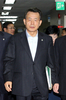 韓国ソウル（Seoul）の青瓦台（大統領官邸）で開かれた閣議を終えた韓昇洙（ハン・スンス、Han Seung-Soo）首相（2008年6月10日撮影）。(c)AFP/SHIN WON-GUN